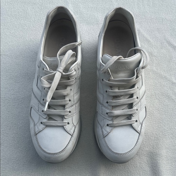 Leather Hogan Platform Sneakera - Picture 3 of 8